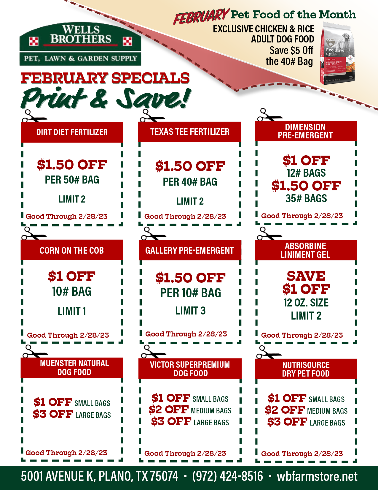 Wells Bros February 2023 Coupon Specials Flyer Wells Brothers